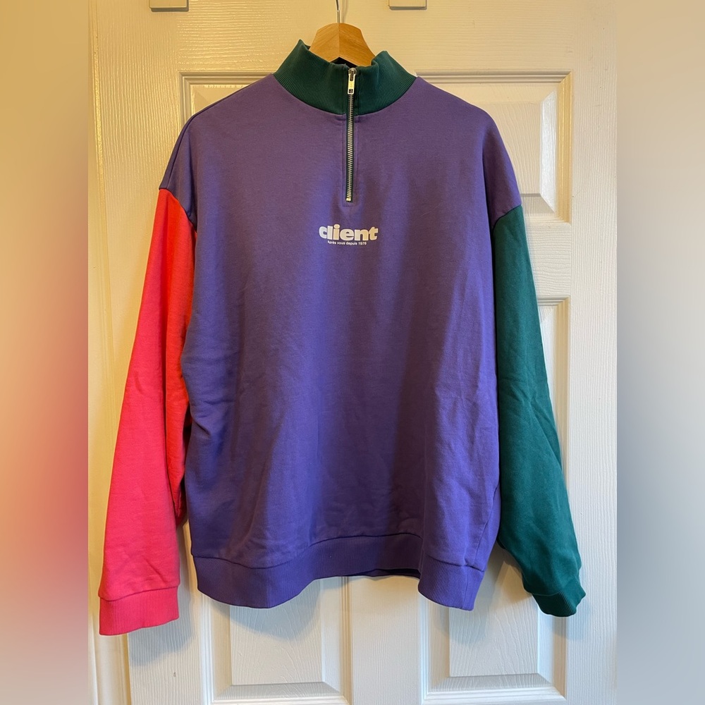 ASOS Quarter Zip Sweatshirt